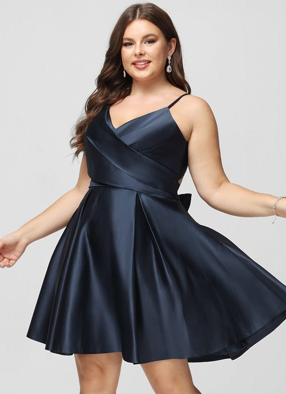 Robe De Bal Satinée Décontractée - gallery 8