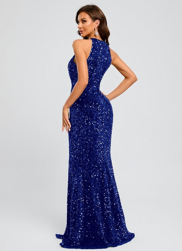 Robe De Bal Longue Scintillante - gallery 3