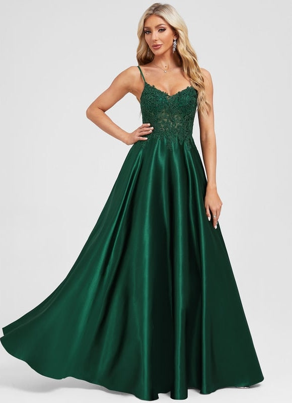 Robe De Bal Gala Satinée - gallery 3