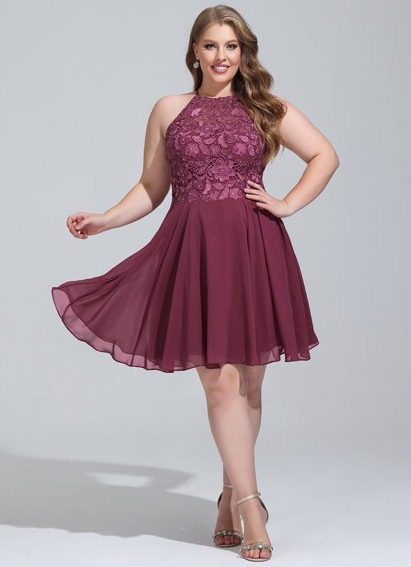 Robe De Bal Cocktail Bordeaux - gallery 4