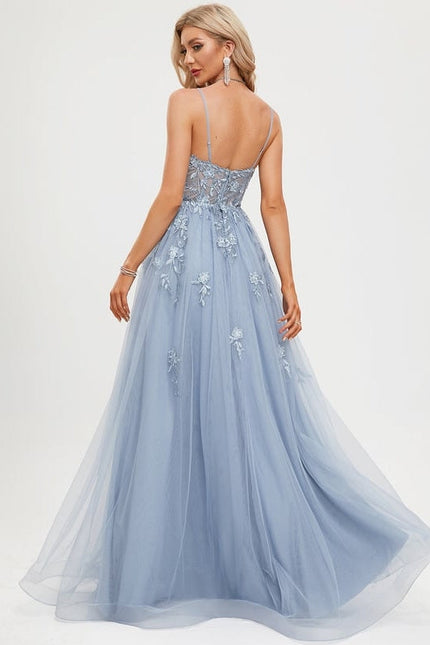 Robe De Bal Vaporeuse Céleste - gallery 4