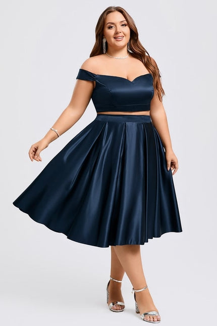 Robe De Bal Satinée Cintrée - gallery 6