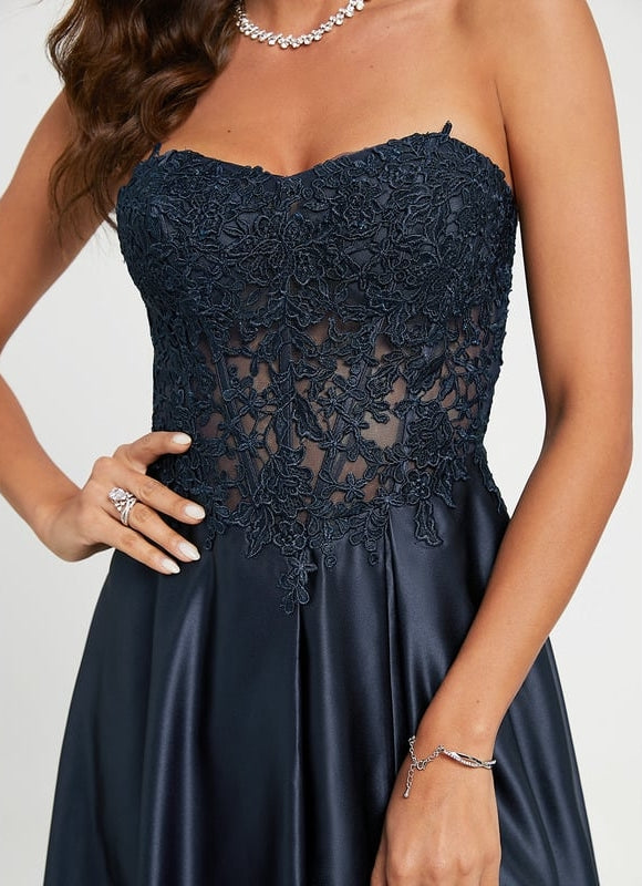 Robe De Bal Éclat Satin - gallery 4