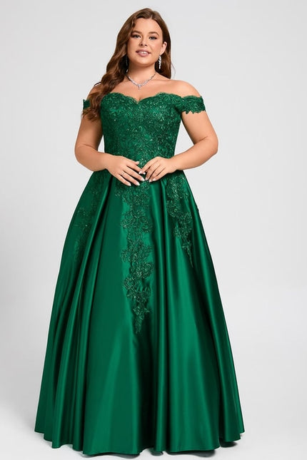 Robe De Bal Émeraude Opulente - gallery 7