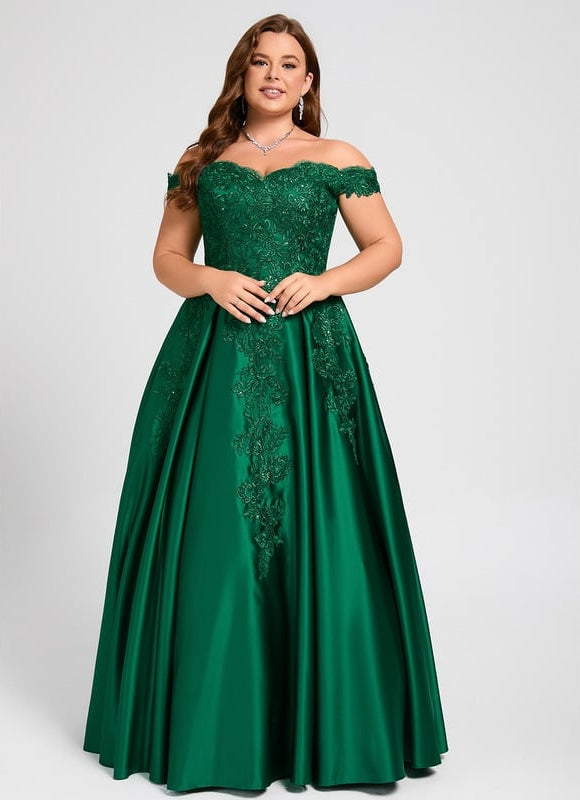 Robe De Bal Émeraude Opulente - gallery 7