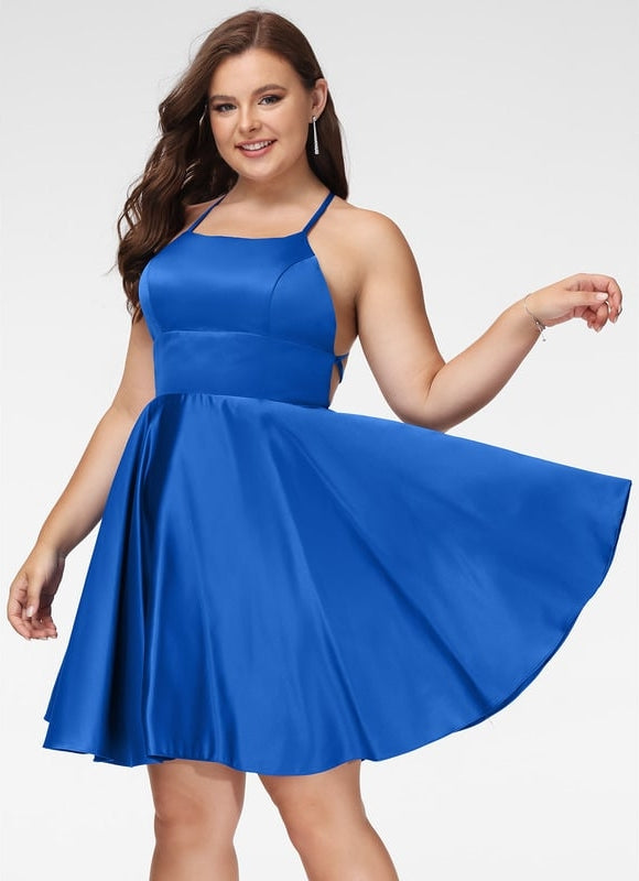 Robe De Bal Rose Satinée - gallery 4