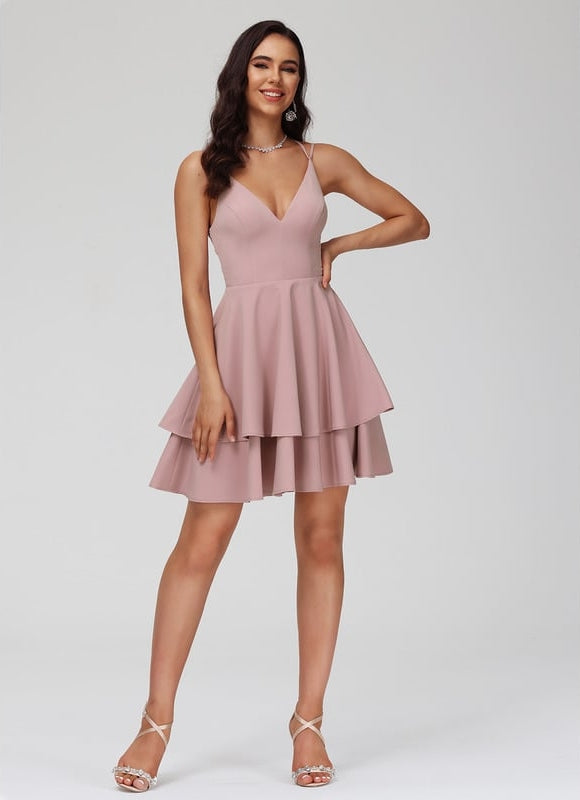 Robe De Bal Rose Vaporeuse - gallery 9