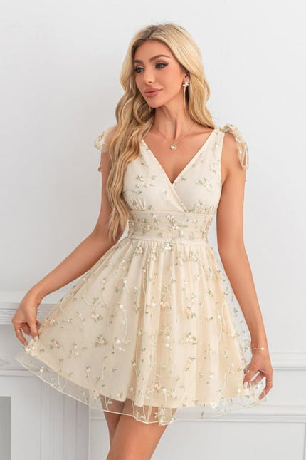 Robe De Bal Tulle Brodée