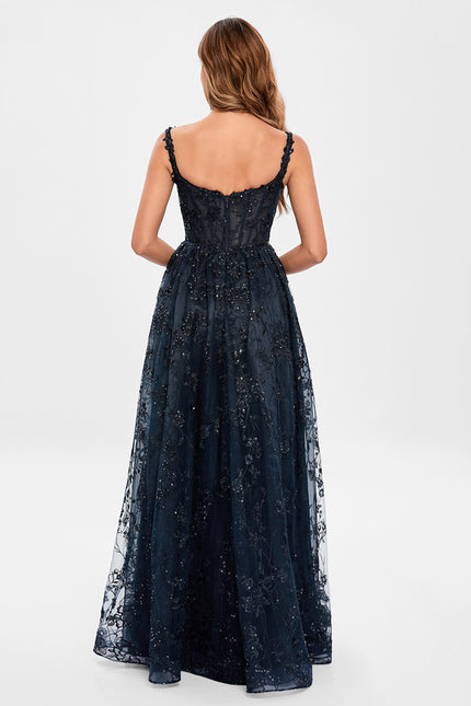 Robe De Bal Organza Marine - gallery 5