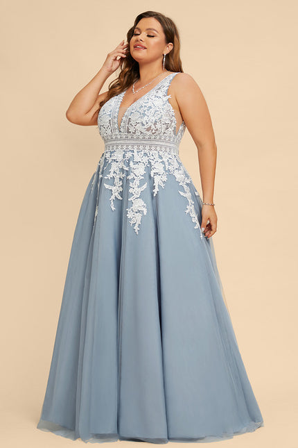 Robe De Bal De Bal Tulle Étoilé - gallery 9