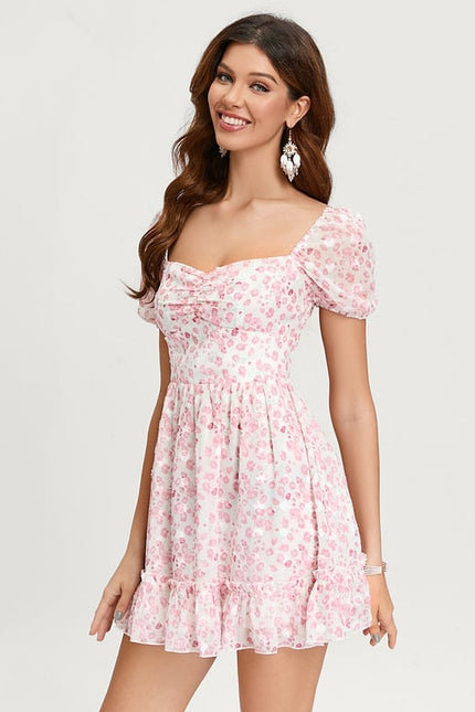 Robe De Bal Florale Douce - gallery 2