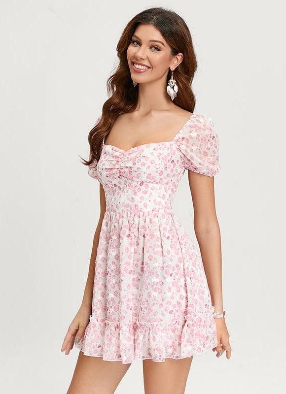 Robe De Bal Florale Douce - gallery 2