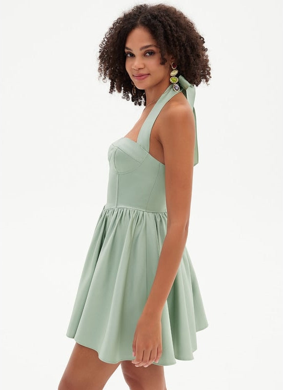 Robe De Bal Courte Émeraude - gallery 6