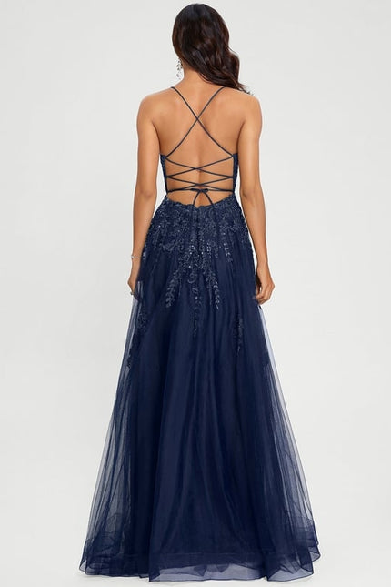 Robe De Bal Tulle Noire - gallery 5