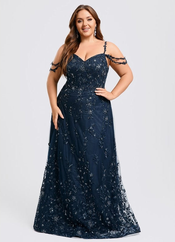 Robe De Bal Émeraude Délicate - gallery 7