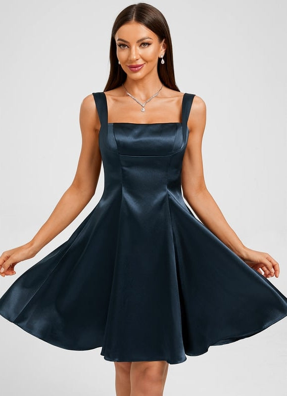 Robe De Bal Satin Évasée