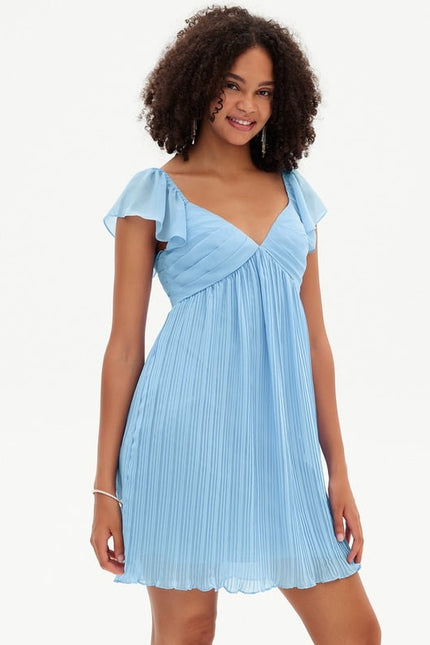 Robe De Bal Col V Fluide - gallery 7