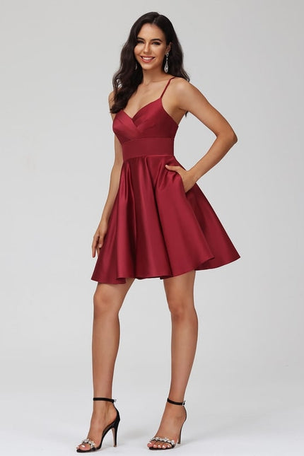 Robe De Bal Satinée Décontractée - gallery 6