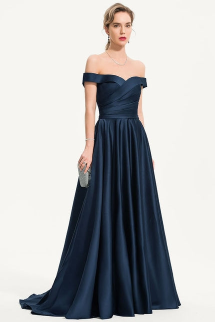 Robe De Bal Élégance Marine - gallery 2