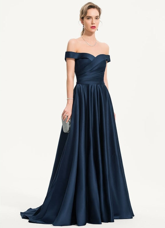 Robe De Bal Élégance Marine - gallery 2