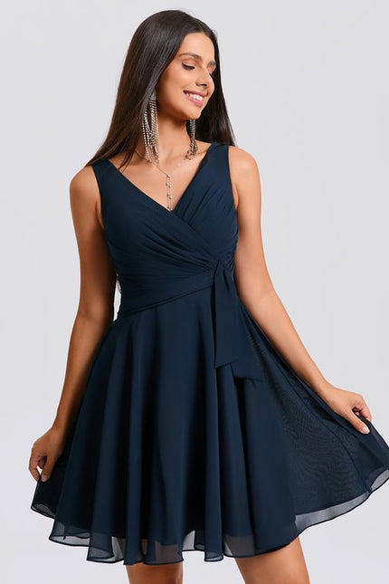 Robe De Bal Col V Fluide - gallery 6