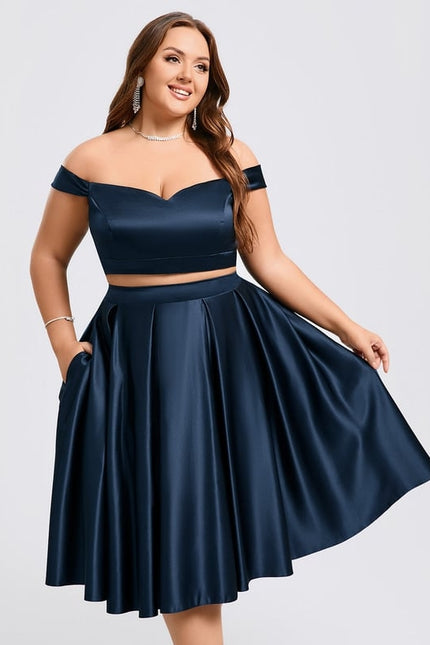 Robe De Bal Satinée Cintrée - gallery 9