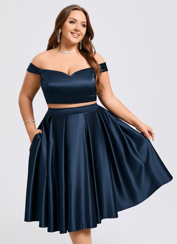 Robe De Bal Satinée Cintrée - gallery 9