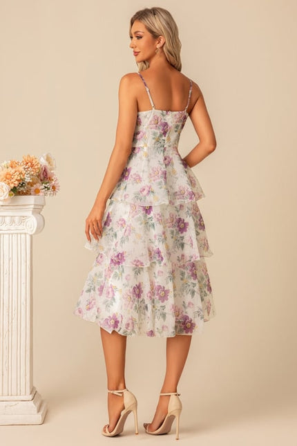 Robe De Bal Florale Éthérée - gallery 4