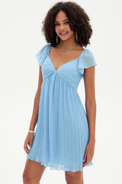 Robe De Bal Col V Fluide - gallery 4