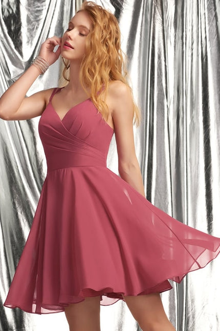 Robe De Bal Fluide Rose - gallery 1