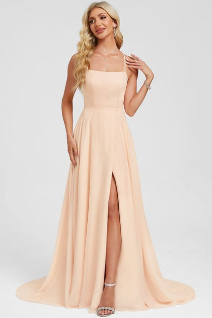 Robe De Bal Pêche Élégante