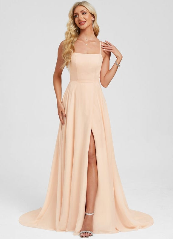 Robe De Bal Pêche Élégante