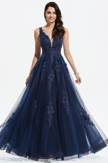 Robe De Bal Tulle Azur