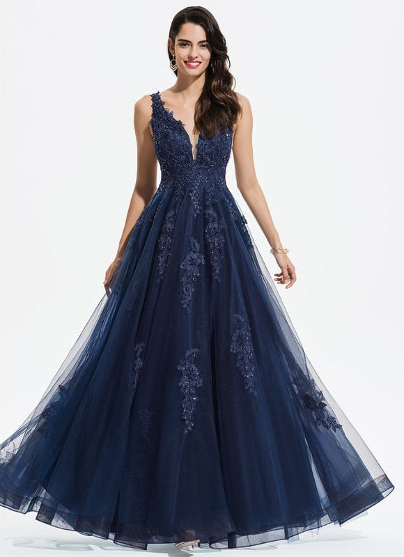 Robe De Bal Tulle Azur