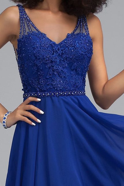 Robe De Bal Bleu Poudré Chic - gallery 6