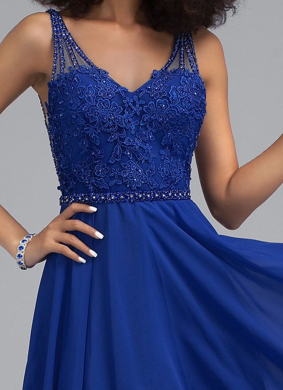 Robe De Bal Bleu Poudré Chic - gallery 6
