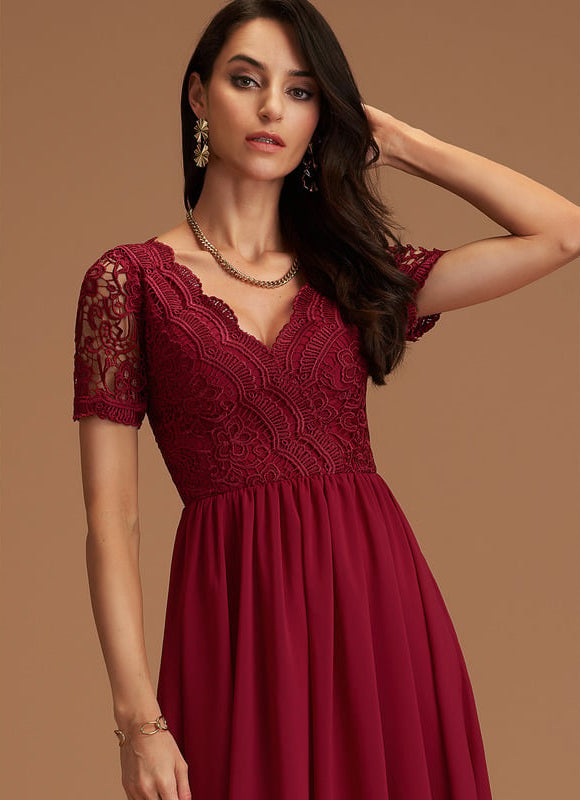 Robe De Bal Saumon Délicate - gallery 4