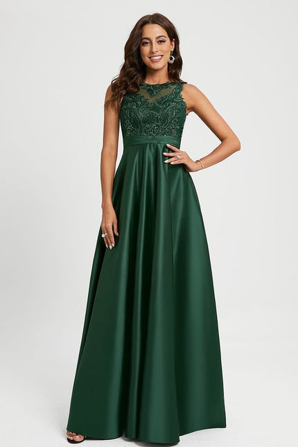 Robe De Bal Élégance Émeraude
