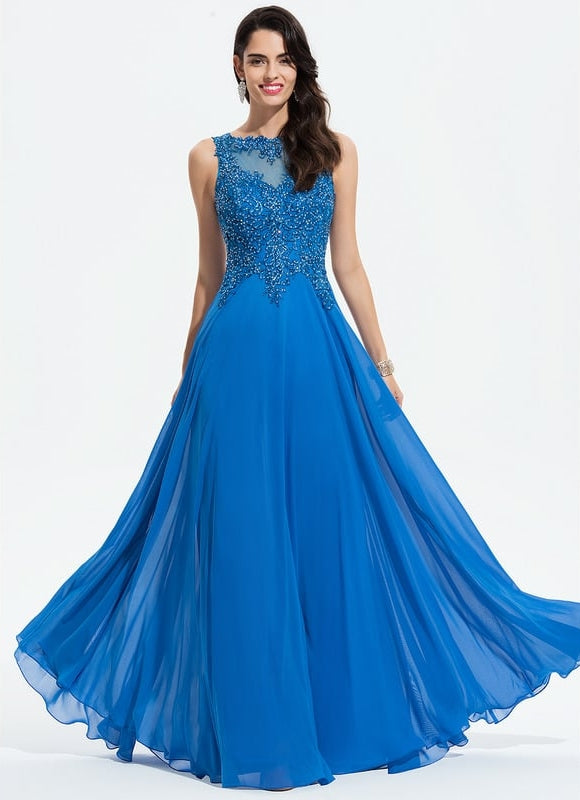 Robe De Bal Chiffon Noir