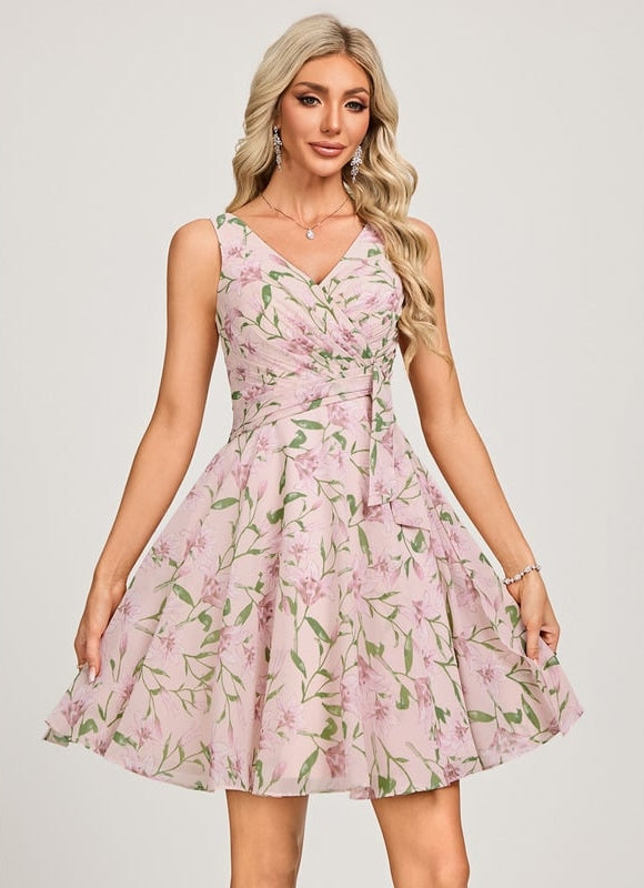 Robe De Bal Col V Fluide