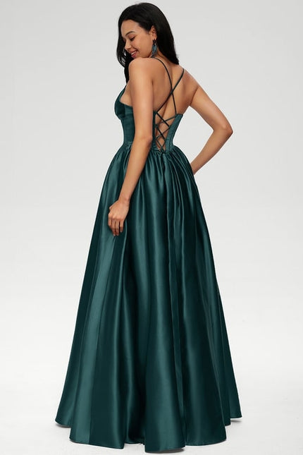 Robe De Bal Bal Satinée Profonde - gallery 3