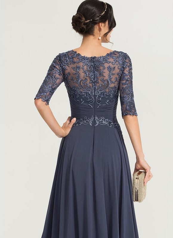 Robe De Bal Longue Marine Chic - gallery 6