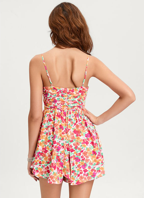 Robe De Bal Estivale Fleuri - gallery 5