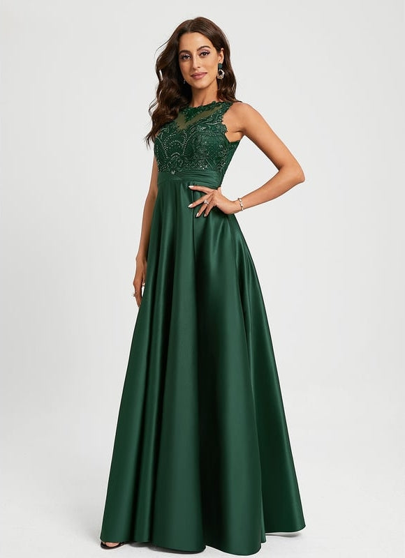 Robe De Bal Élégance Émeraude - gallery 4