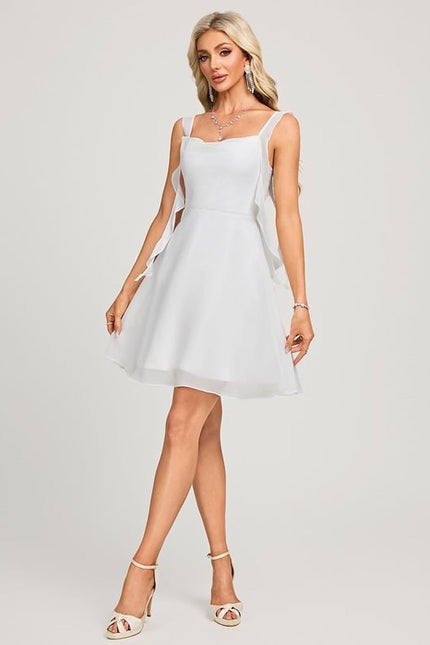 Robe De Bal Flottante Blanche - gallery 1