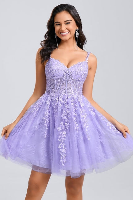 Robe De Bal Courte Tulle Brodée