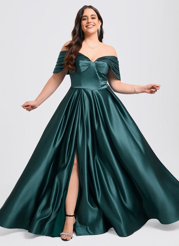 Robe De Bal Émeraude Luminescente - gallery 6