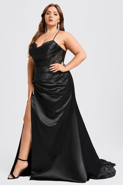 Robe De Bal Élégante Noire - gallery 8