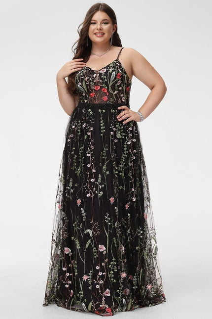 Robe De Bal Florale Élégante - gallery 4