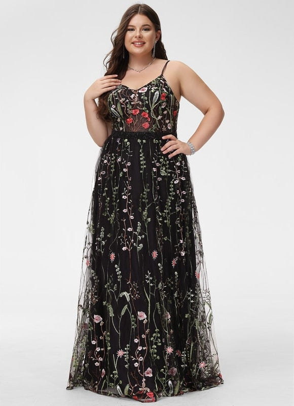 Robe De Bal Florale Élégante - gallery 4